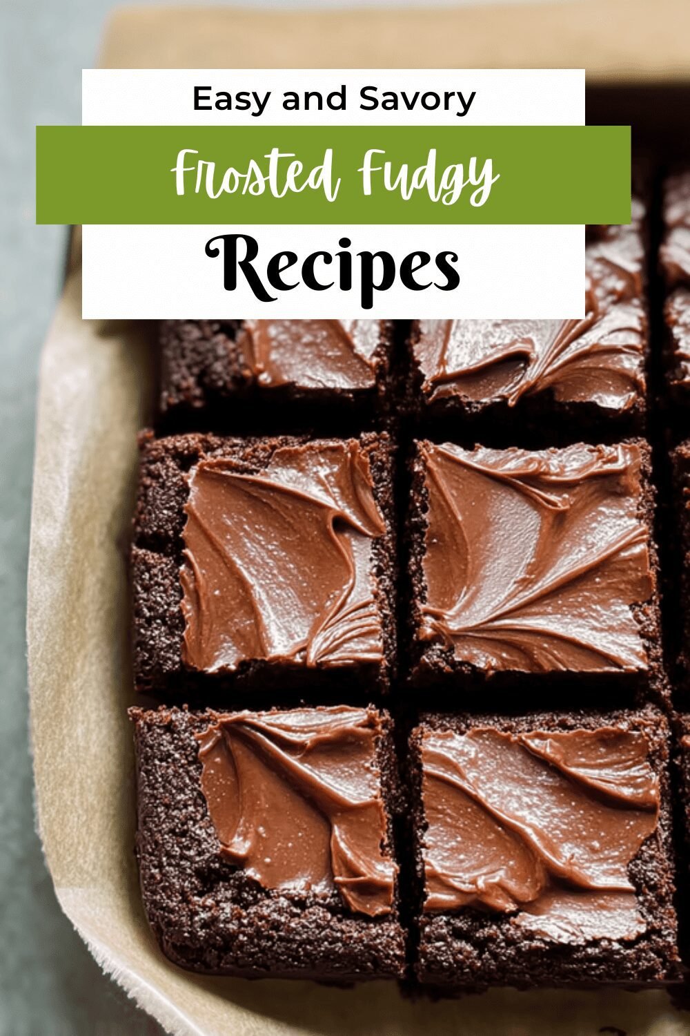 Chewy Fudgy Brownies With Rich Chocolate Frosting Recipe 7 Frosted Fudgy Brownies