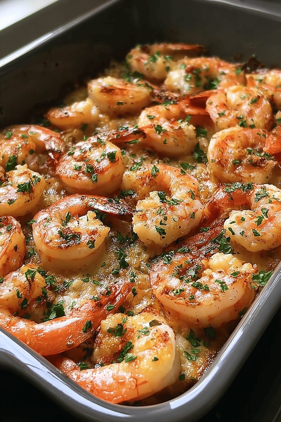 Garlic Parmesan Roasted Shrimp
