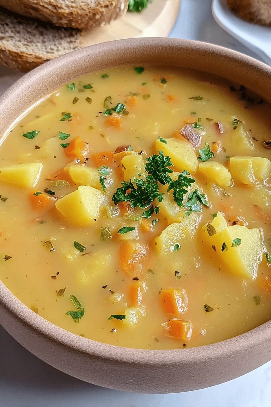 German Potato Soup Recipe Traditional Hearty Kartoffelsuppe 6 German Potato Soup