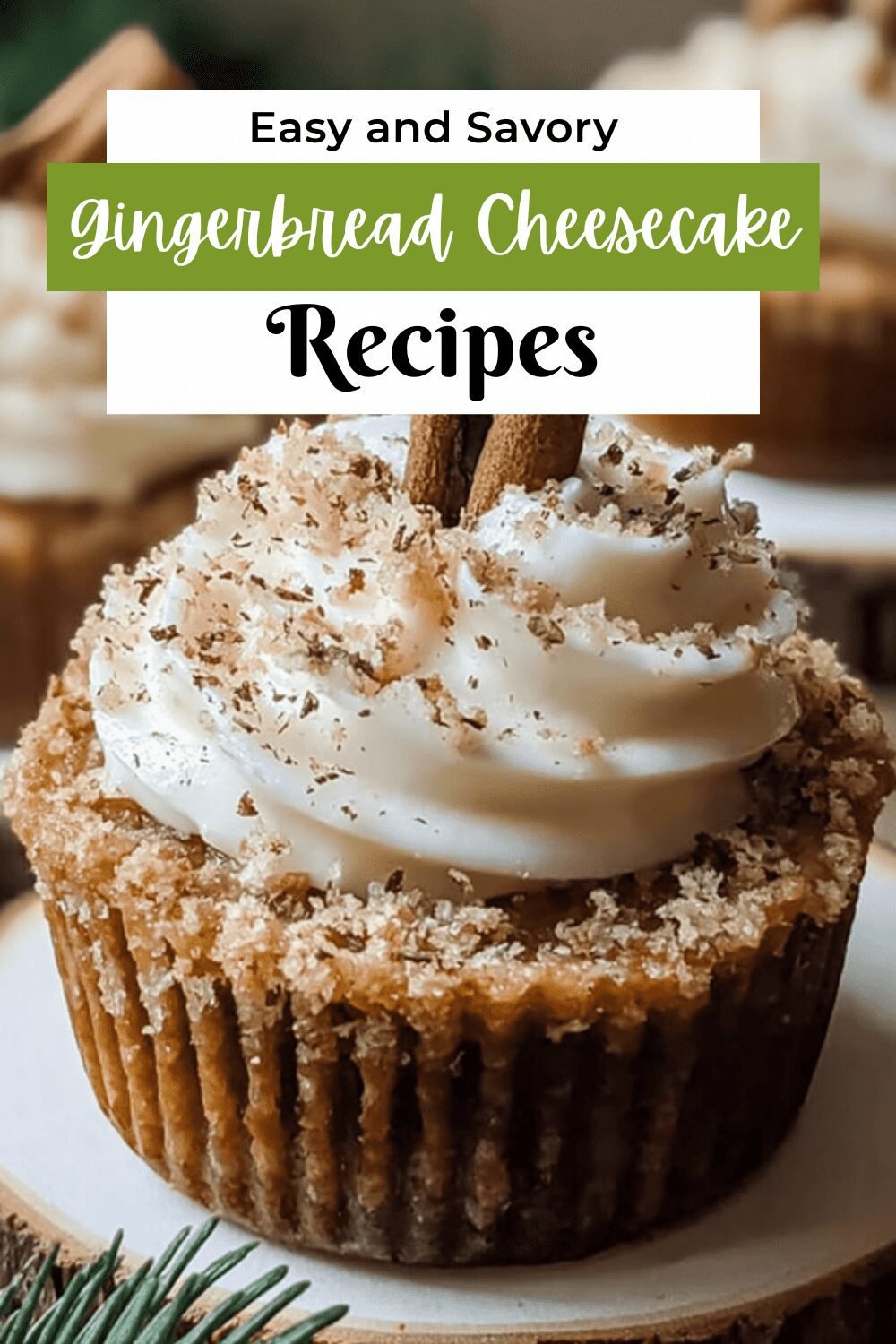 Mini Gingerbread Cheesecake Recipe With Festive Spices And Creamy Texture 7 Gingerbread Cheesecake Cups