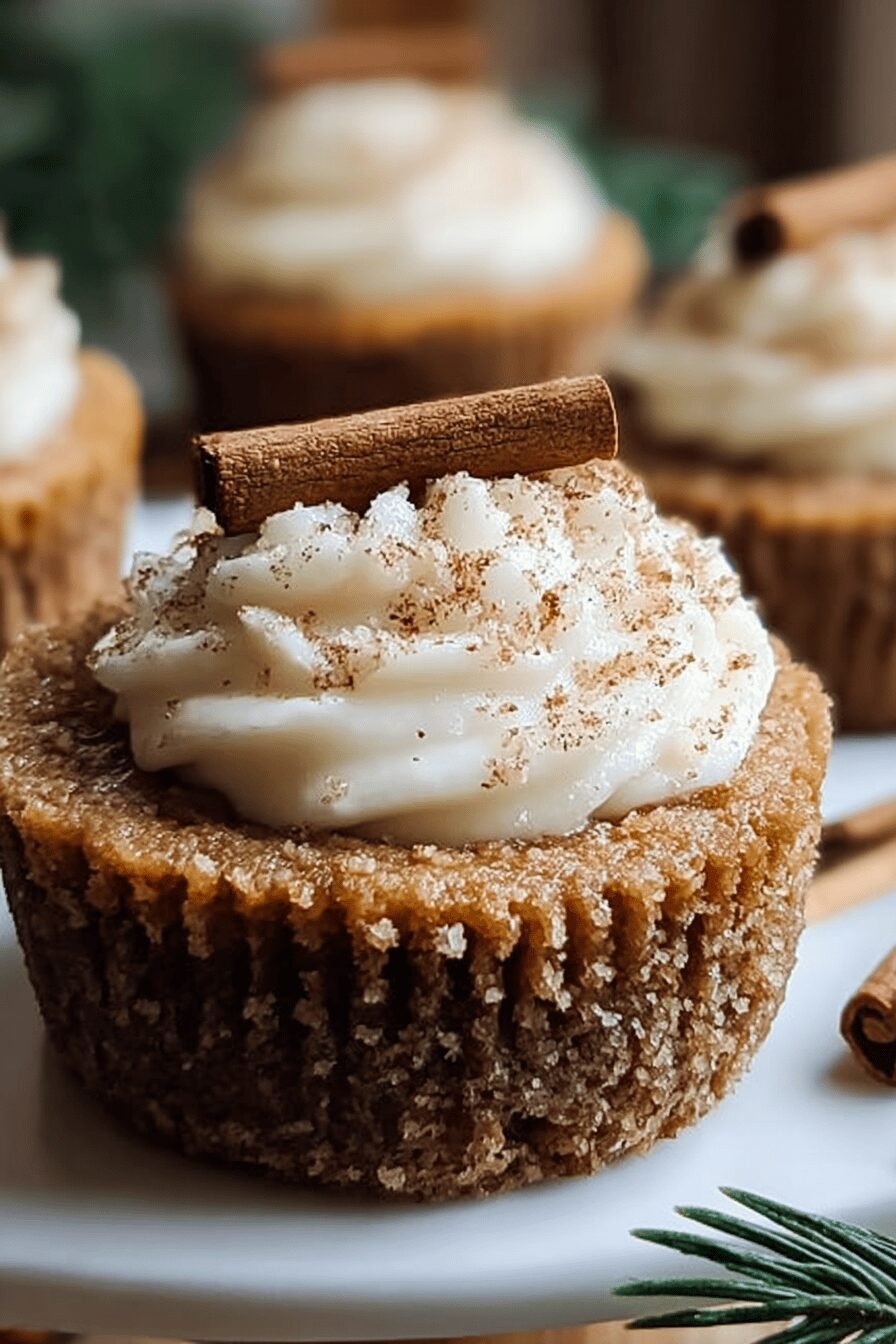 Mini Gingerbread Cheesecake Recipe With Festive Spices And Creamy Texture 6 Gingerbread Cheesecake Cups