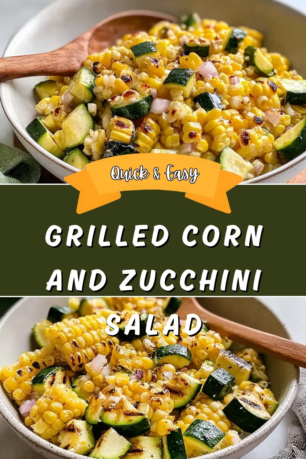 Grilled Corn And Zucchini Salad