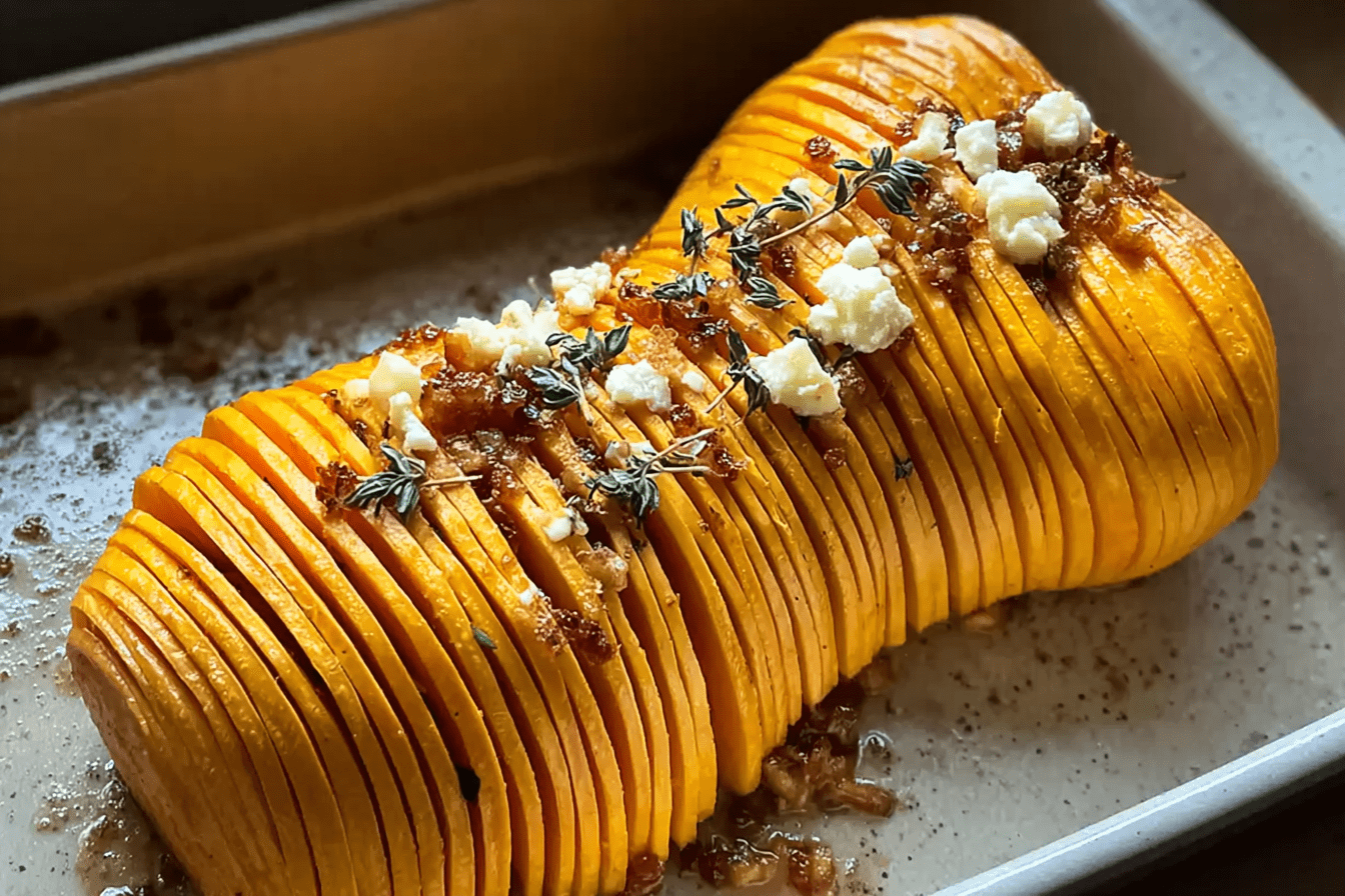 Hasselback Butternut Squash
