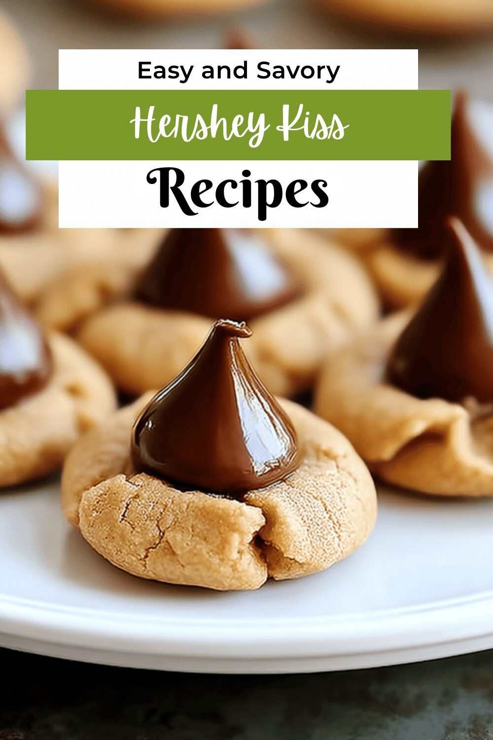 Hershey Kiss Thumbprints