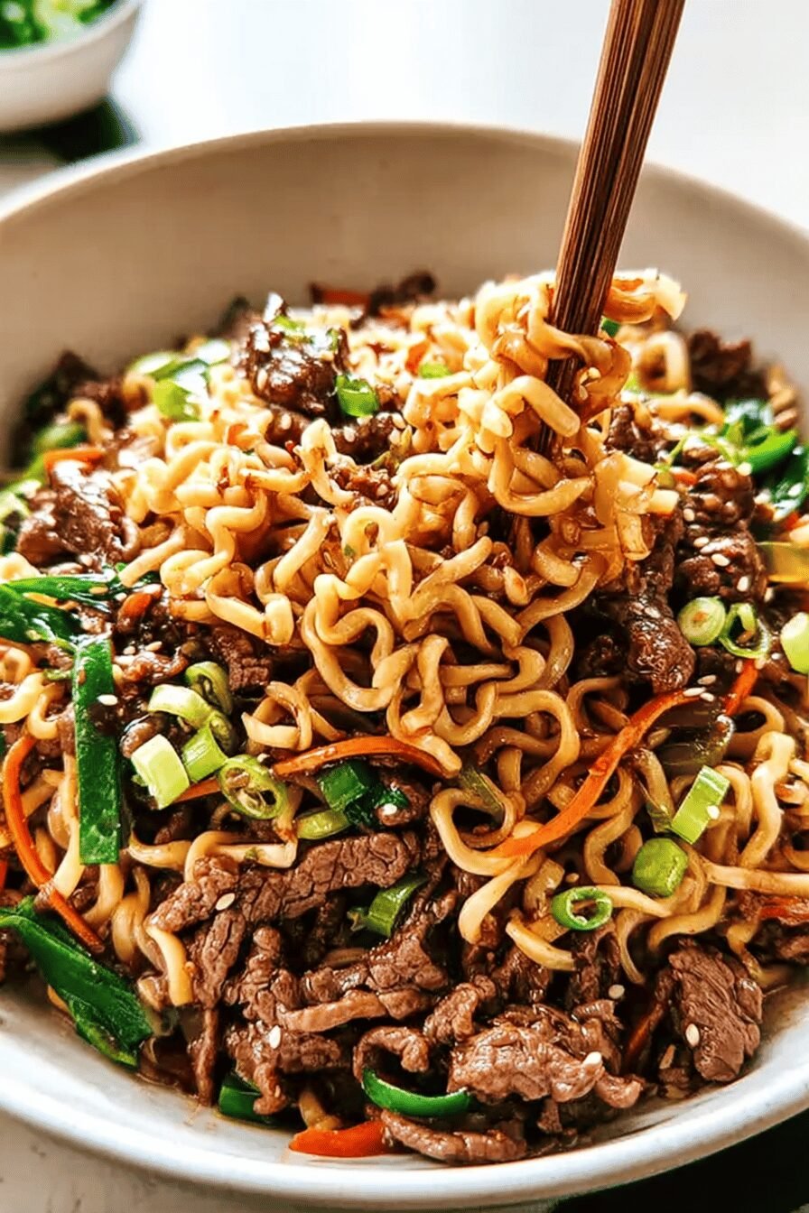 Hoisin Beef Noodles