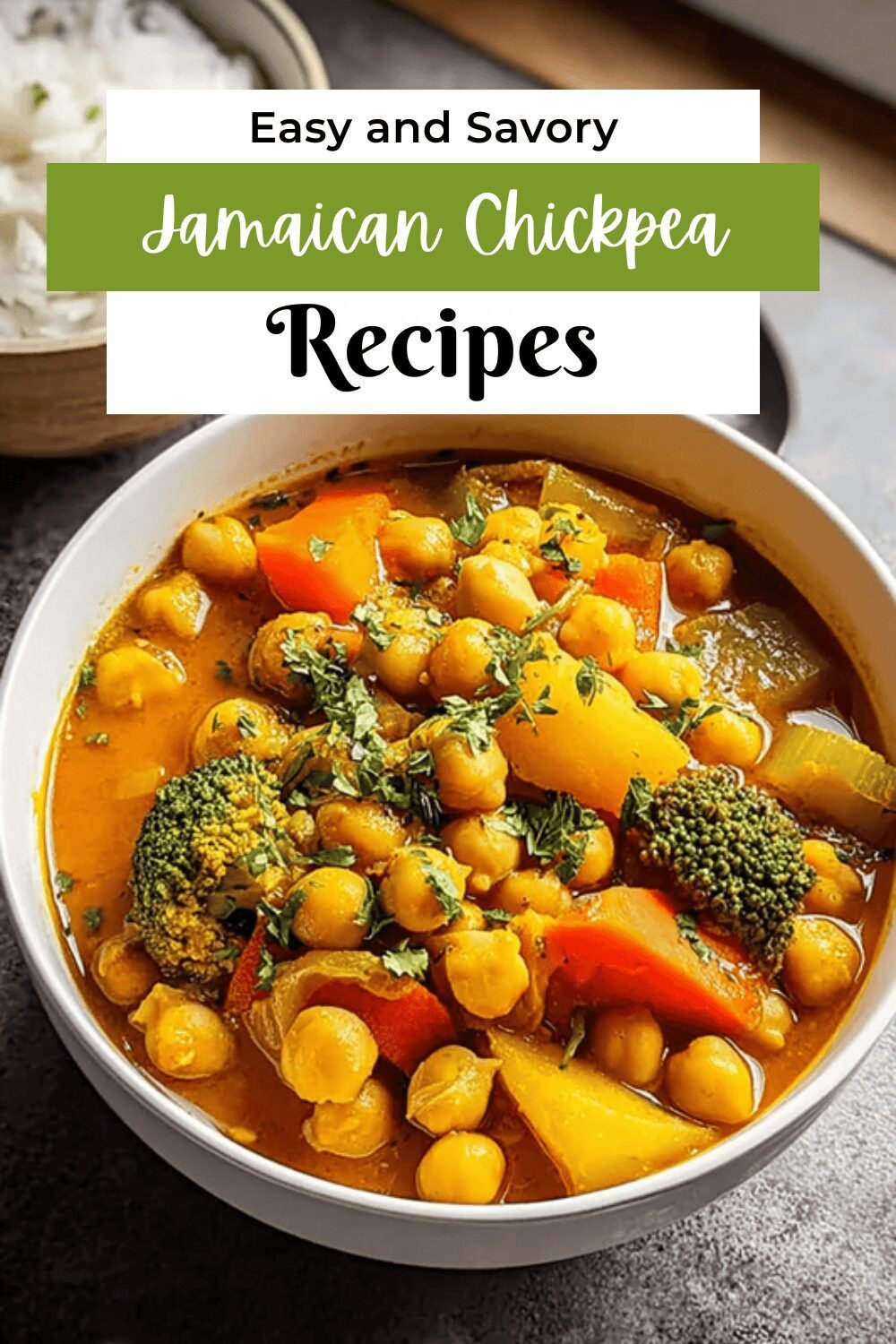 Curry Chickpeas Jamaican Style Recipe With Rich Spices 7 Jamaican Chickpea Curry