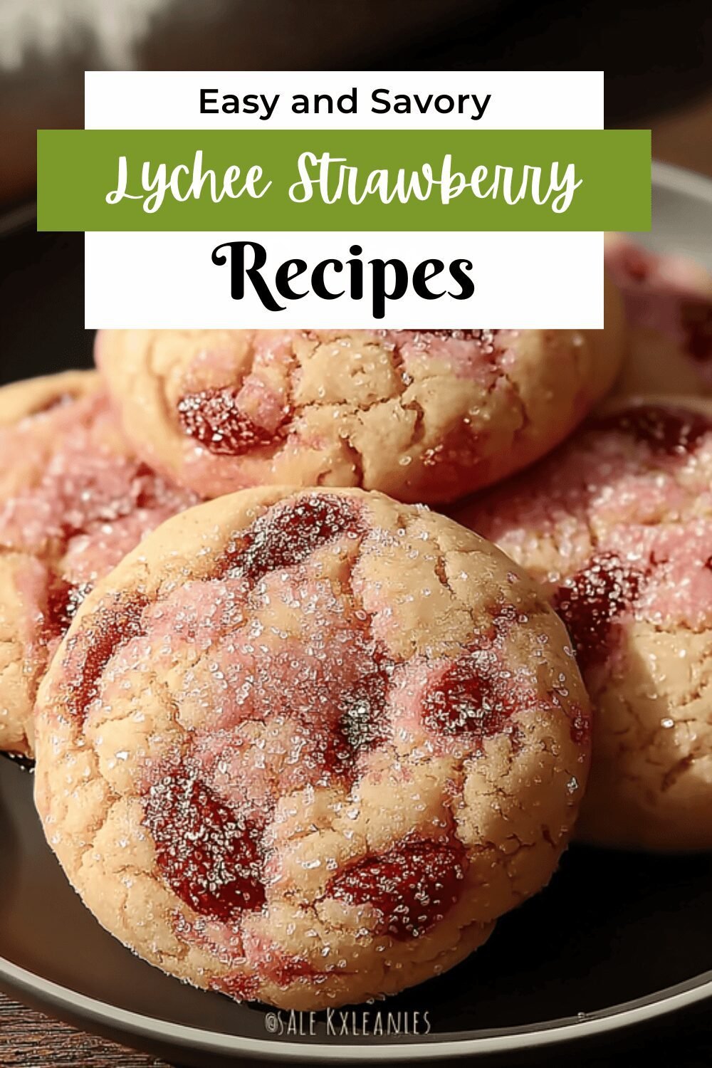 Lychee Strawberry Cookies Recipe With Fresh Fruit Flavors 7 Lychee Strawberry Cookies