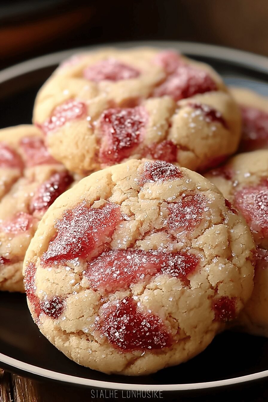 Lychee Strawberry Cookies Recipe With Fresh Fruit Flavors 6 Lychee Strawberry Cookies