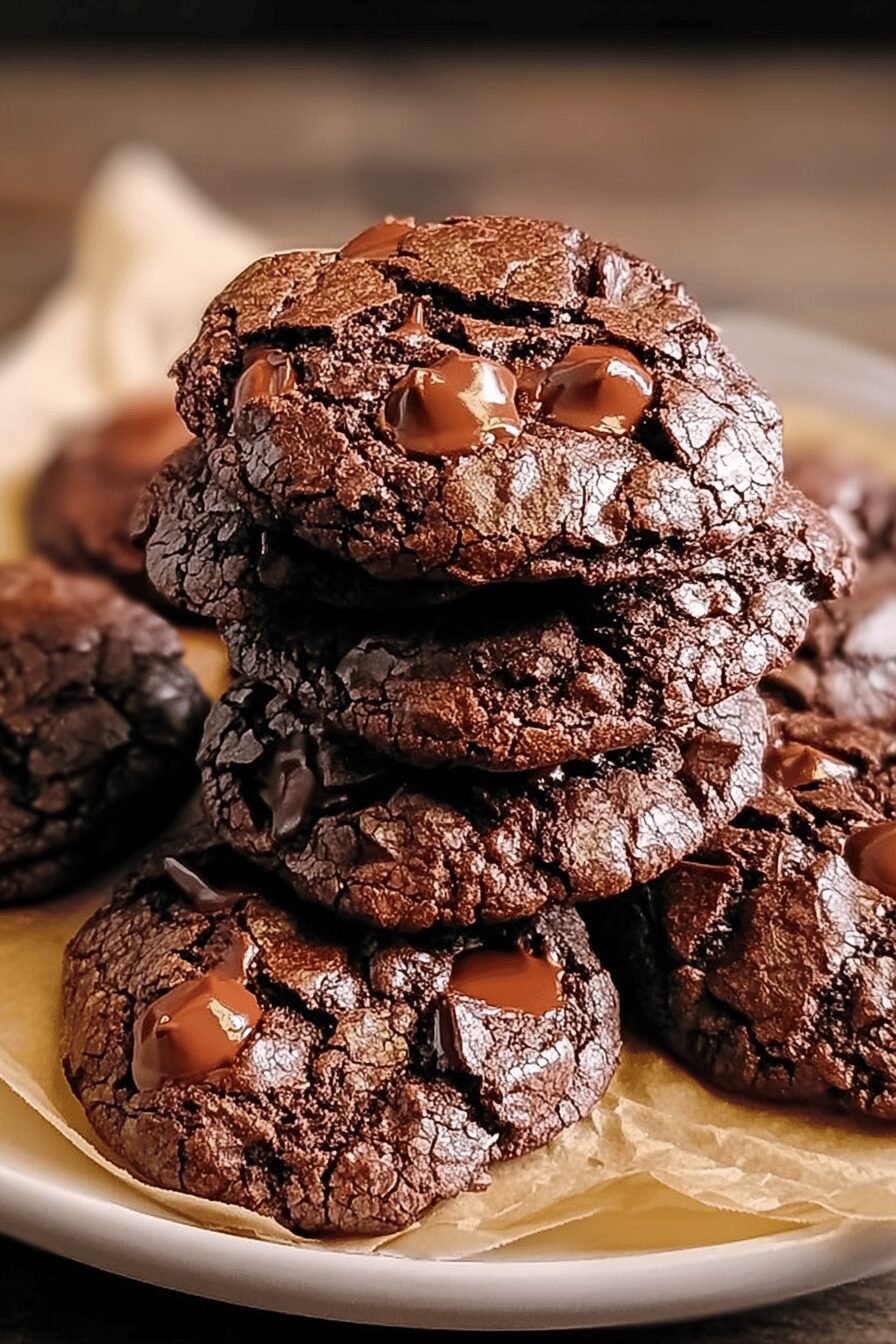 Triple Chocolate Meltaway Cookies Recipe With Rich Cocoa Flavors 6 Meltaway Brownie Cookies