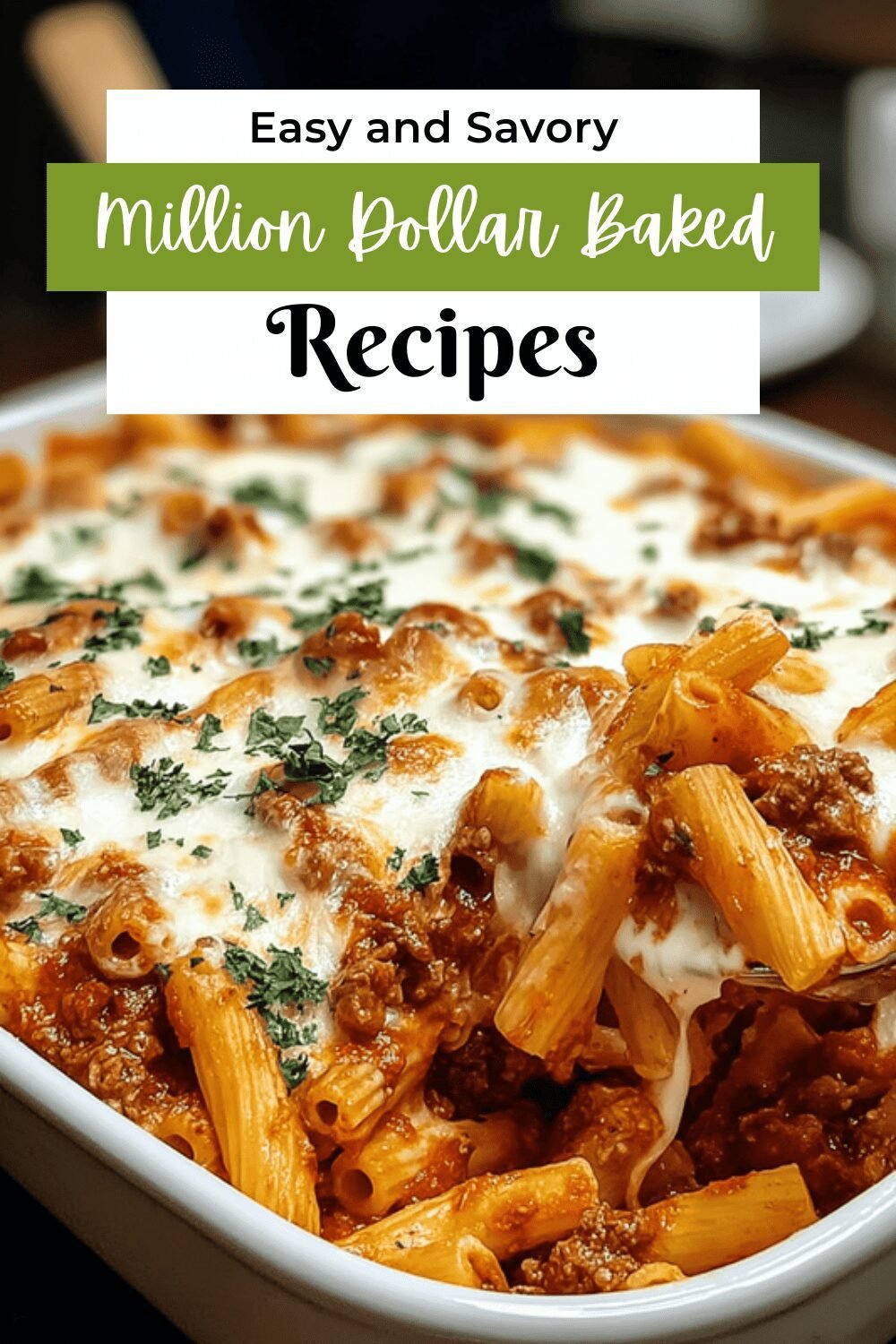 Million Dollar Baked Ziti Recipe With Creamy Cheese And Rich Sauce 7 Million Dollar Baked Ziti