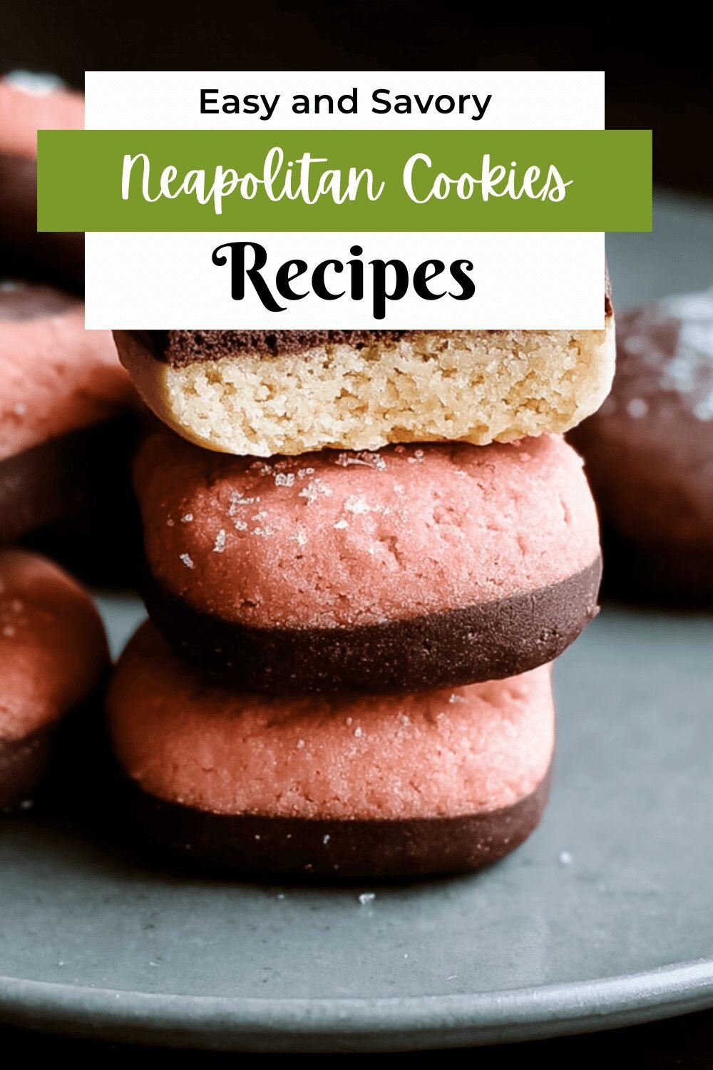 Neapolitan Cookies Recipe With Classic Chocolate Vanilla Strawberry Layers 7 Neapolitan Cookies