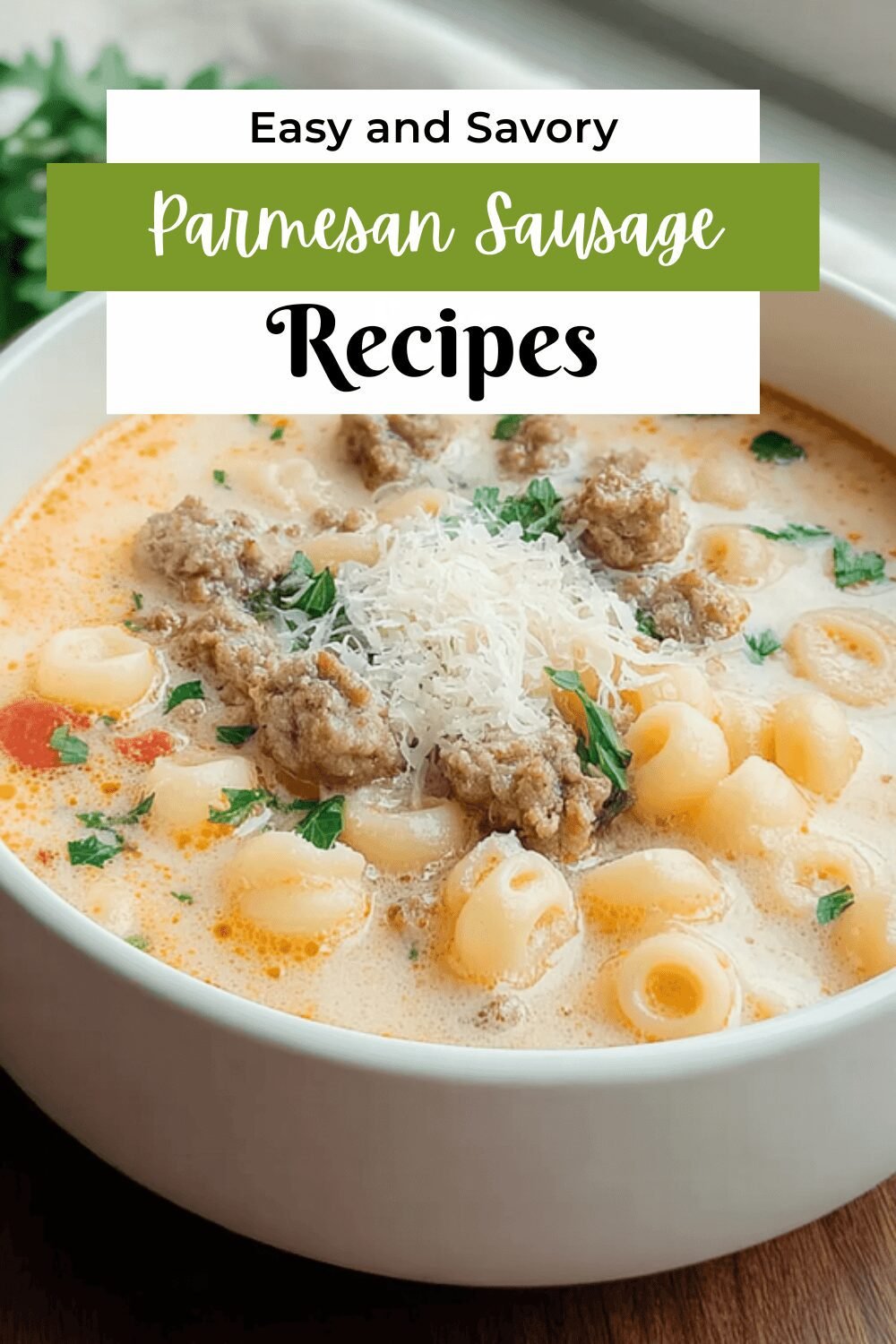 Parmesan Sausage Soup