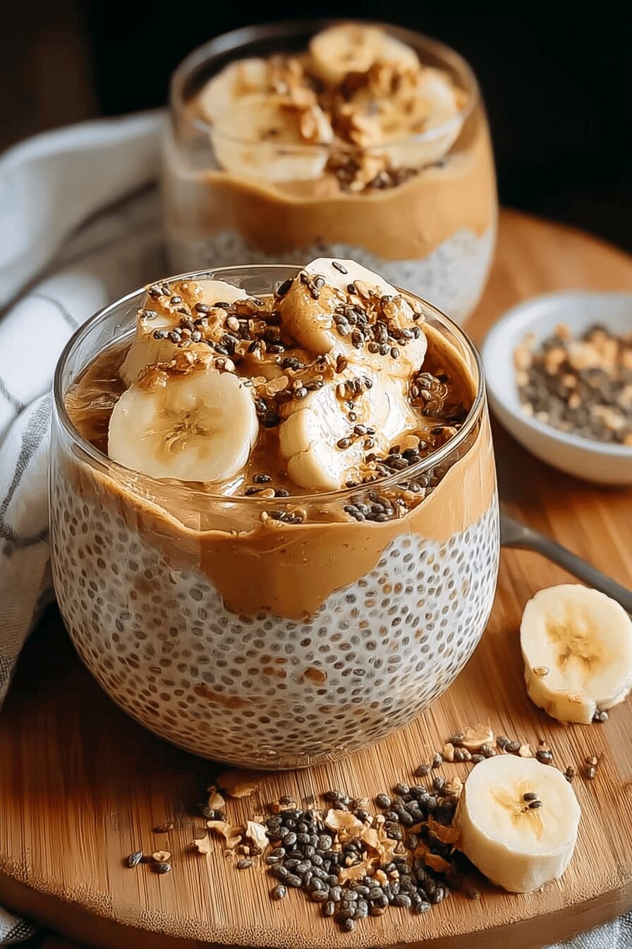 Banana Peanut Butter Chia Seed Pudding Recipe For A Healthy Breakfast 6 Peanut Butter Banana Chia