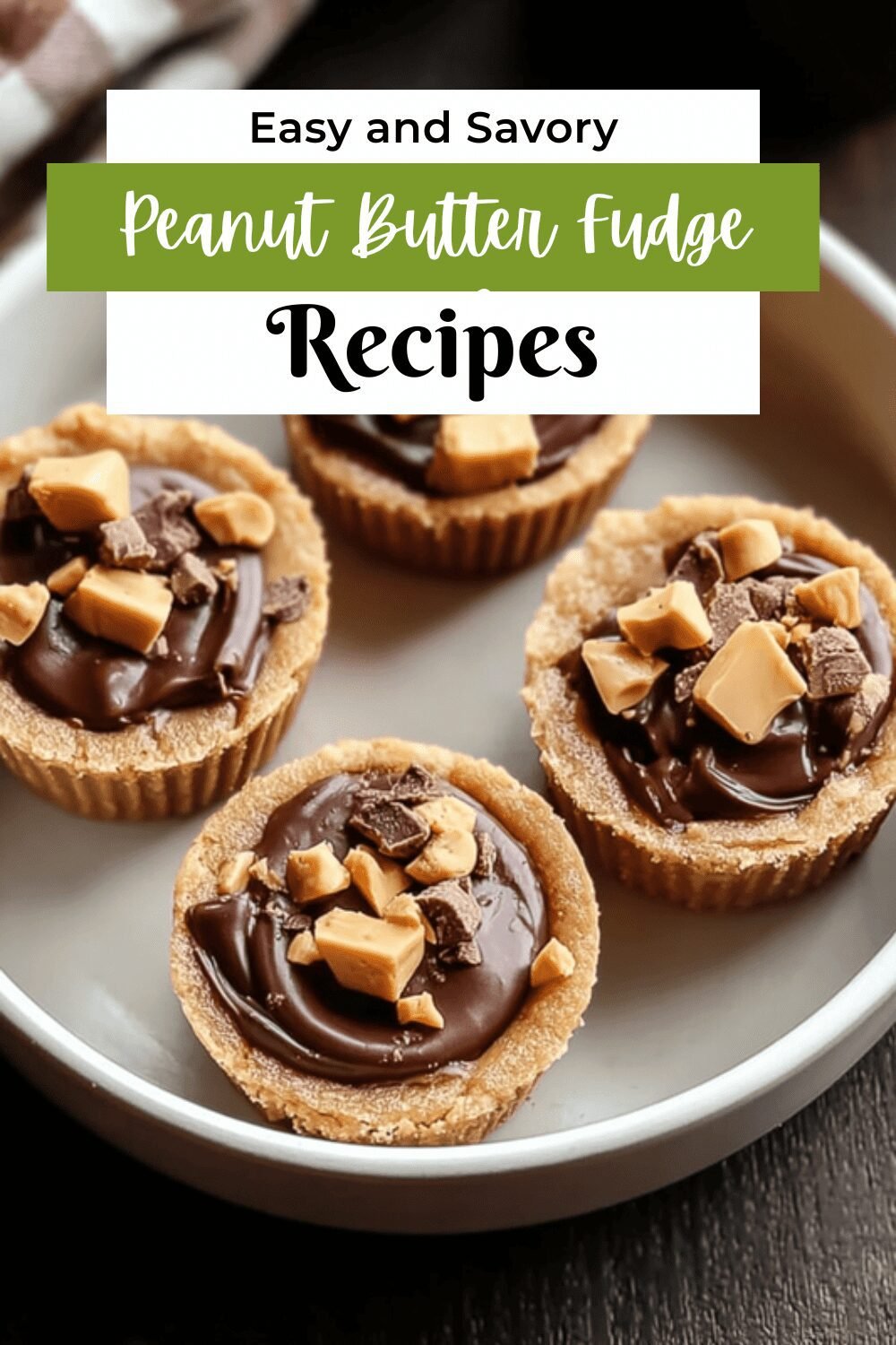 Peanut Butter Fudge Puddles Cookie Cups Recipe 7 Peanut Butter Fudge Puddles