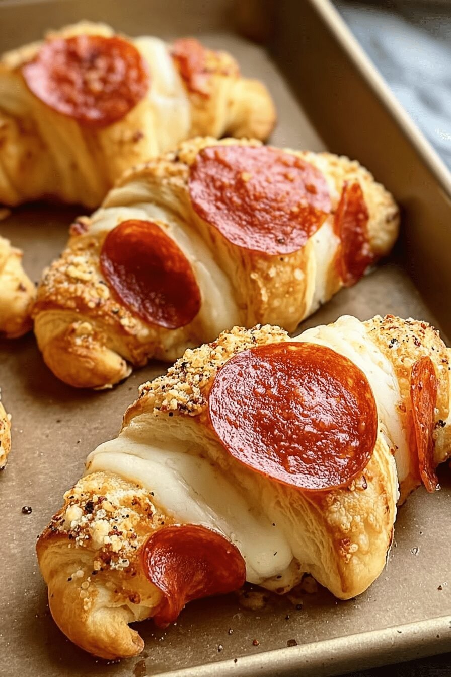 Pepperoni Pizza Crescent Rolls Recipe For Quick And Tasty Snacks 6 Pepperoni Crescent Rolls