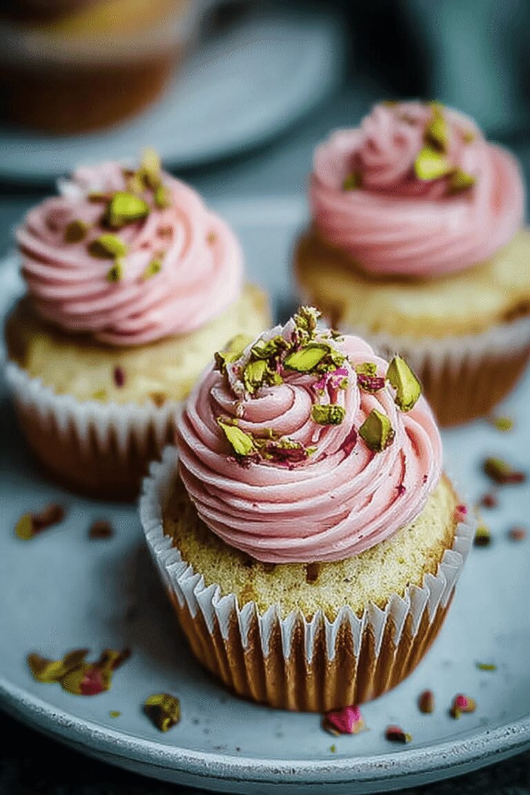 Pistachio Rose Vegan Cupcakes 9.Png