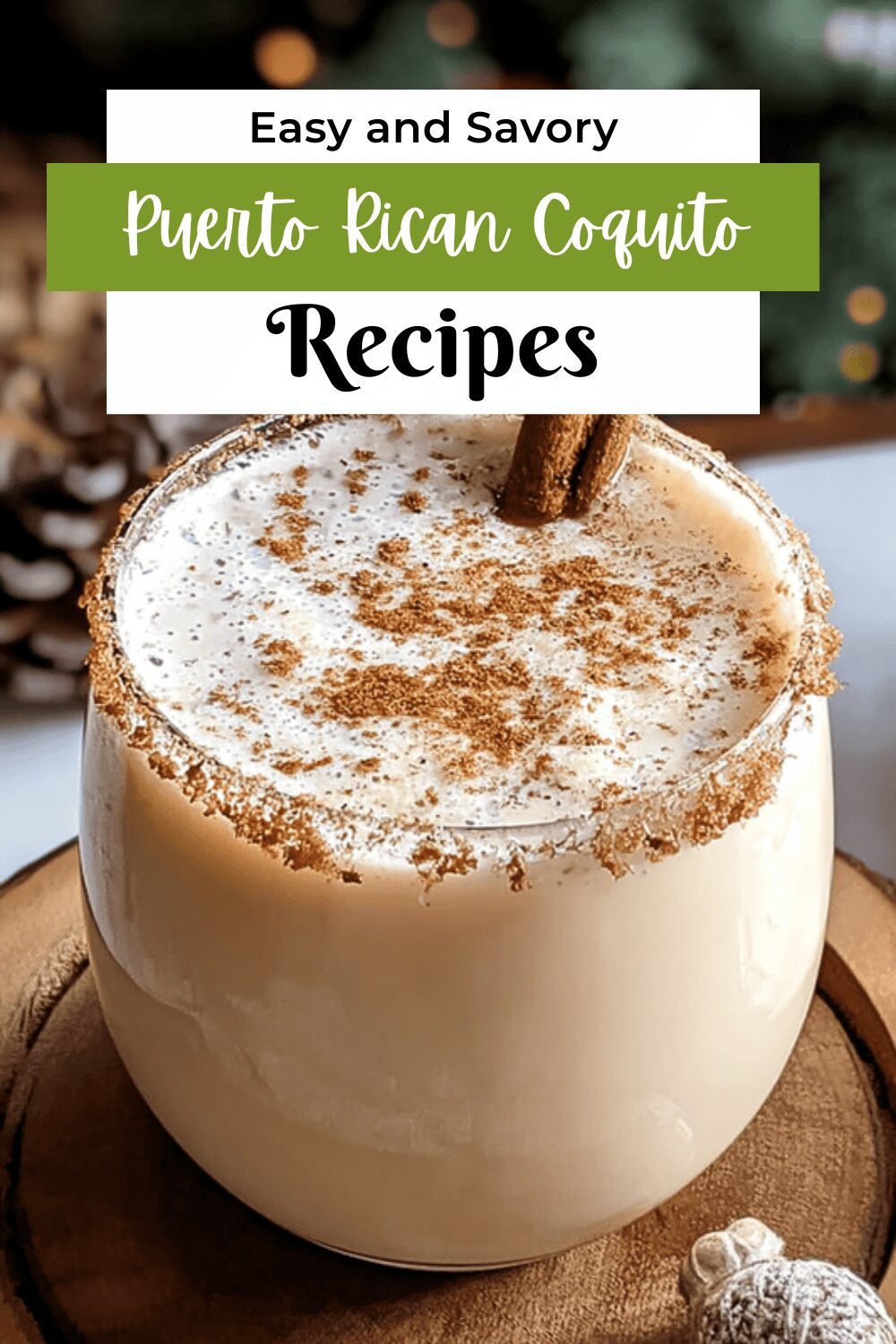 Puerto Rican Coquito