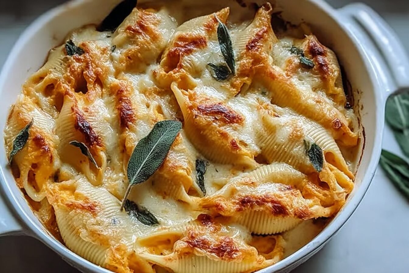 Pumpkin Gouda Stuffed Shells