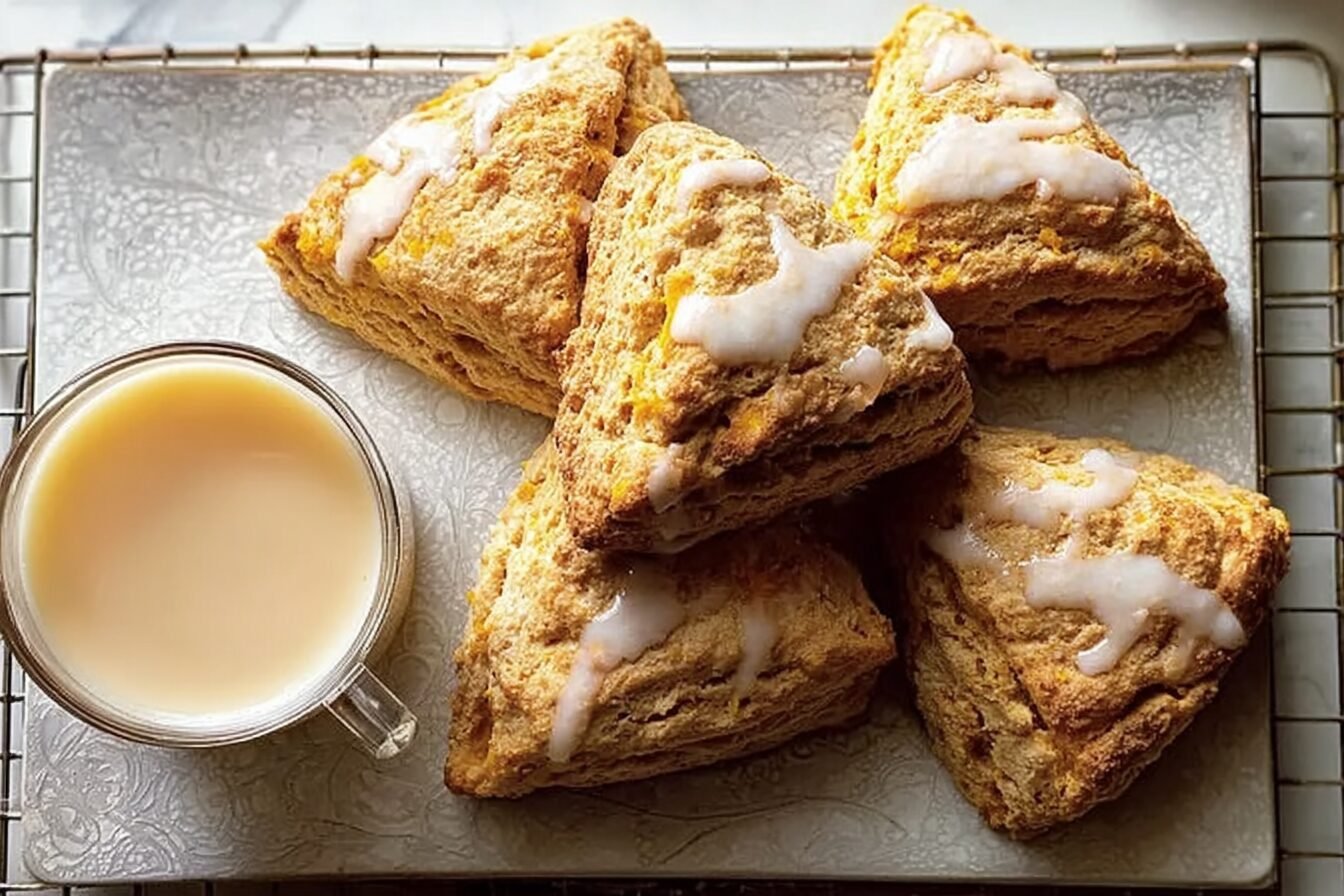 Classic Pumpkin Scones Recipe With Warm Spices And Sweet Glaze 6 Pumpkin Scones