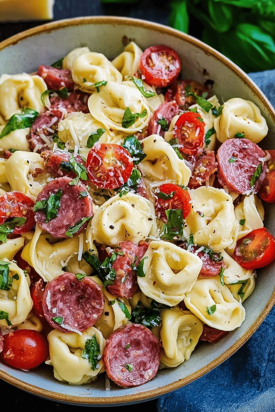 Salami Tortellini Salad