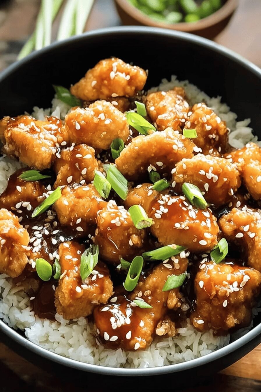 Sesame Chicken Recipe With Crispy Texture And Sweet Sauce 6 Sesame Chicken