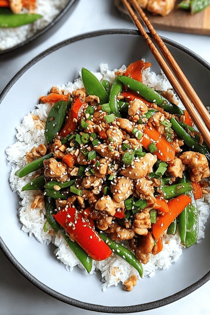 Honey Sesame Chicken Stir Fry With Crispy Vegetables And Sweet Glaze 6 Sesame Chicken Stir Fry