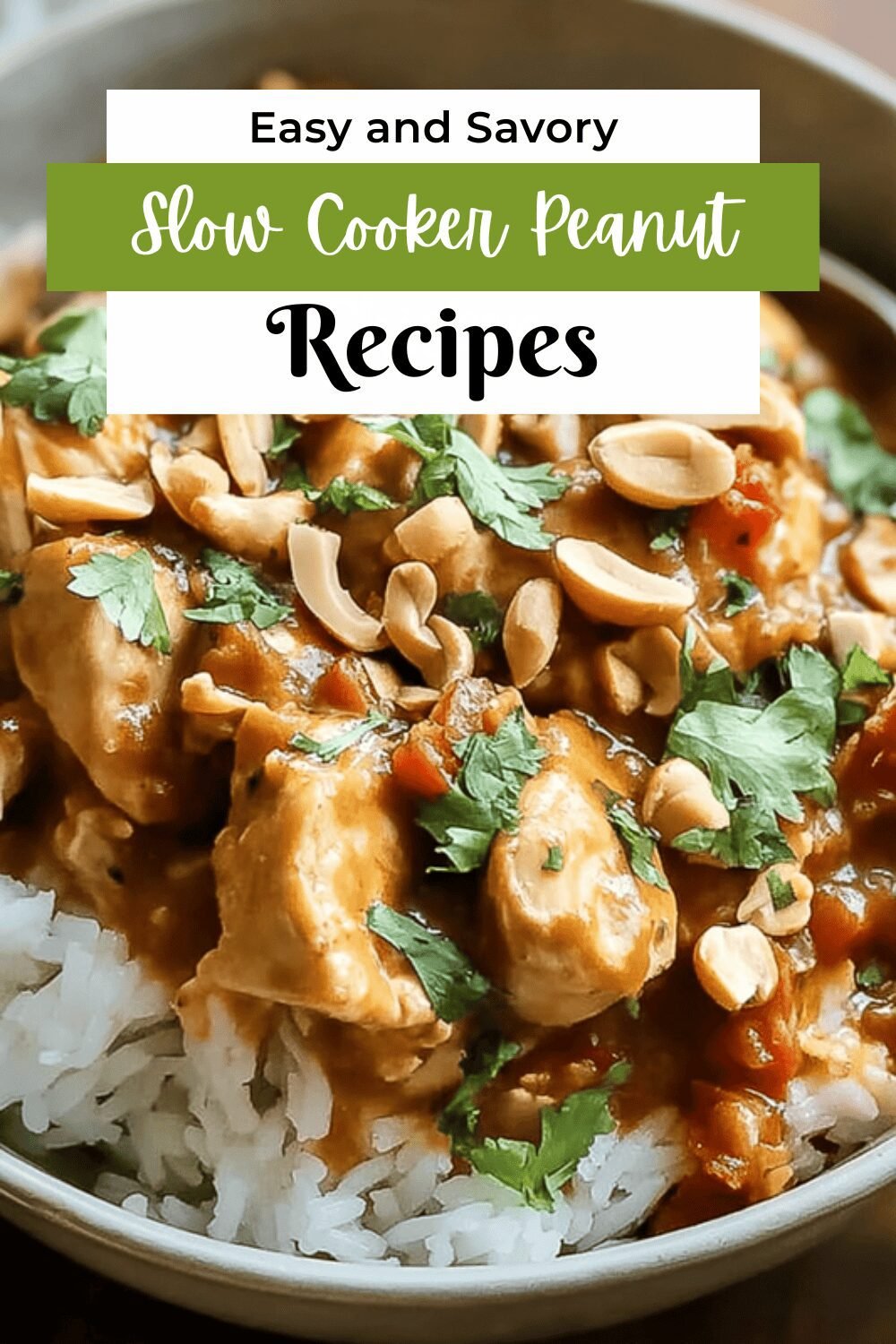 Slow Cooker Thai Peanut Chicken Recipe For Easy Flavorful Meals 7 Slow Cooker Peanut Chicken