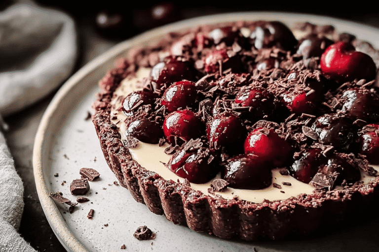 Sour Cherry Chocolate Tart 97.Png