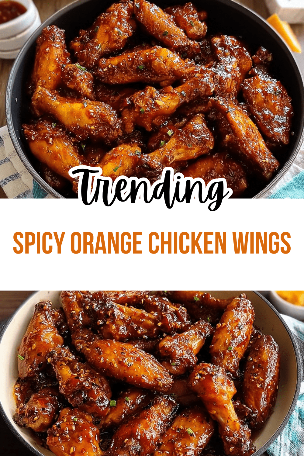 Spicy Orange Chicken Wings