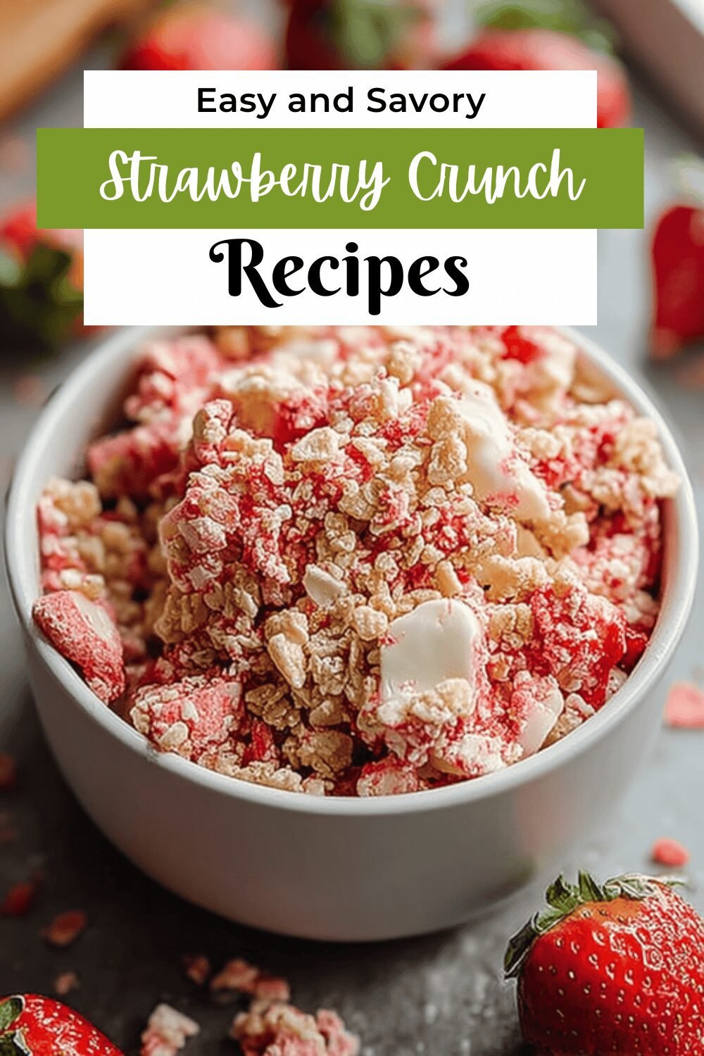 Strawberry Crunch Recipe With Fresh Berries And Crispy Topping 7 Strawberry Crunch Topping