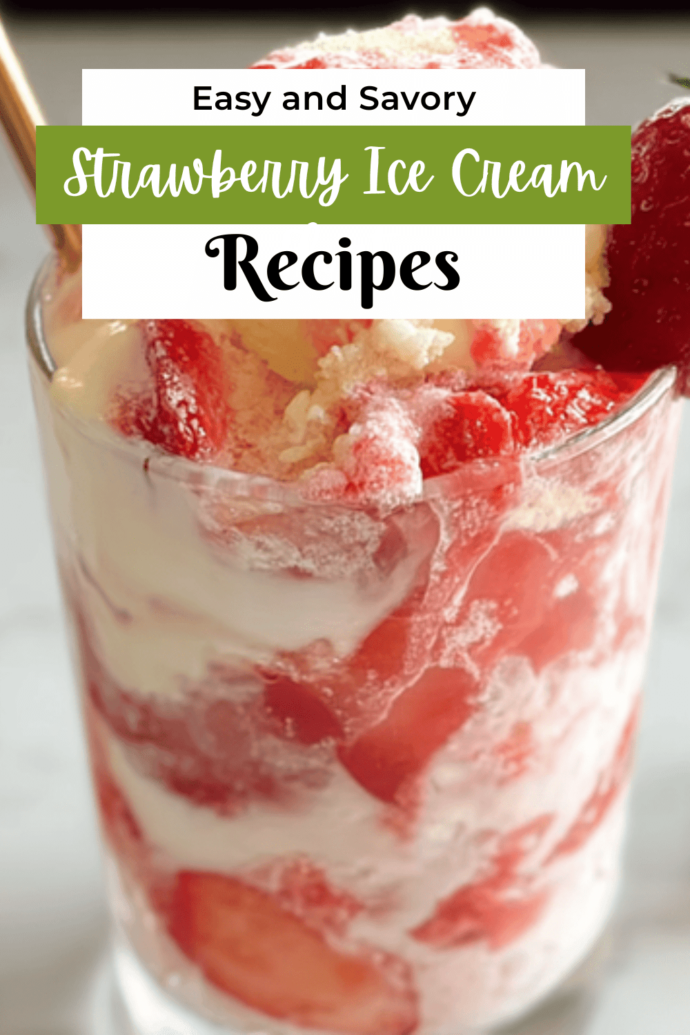 Strawberry Ice Cream Float