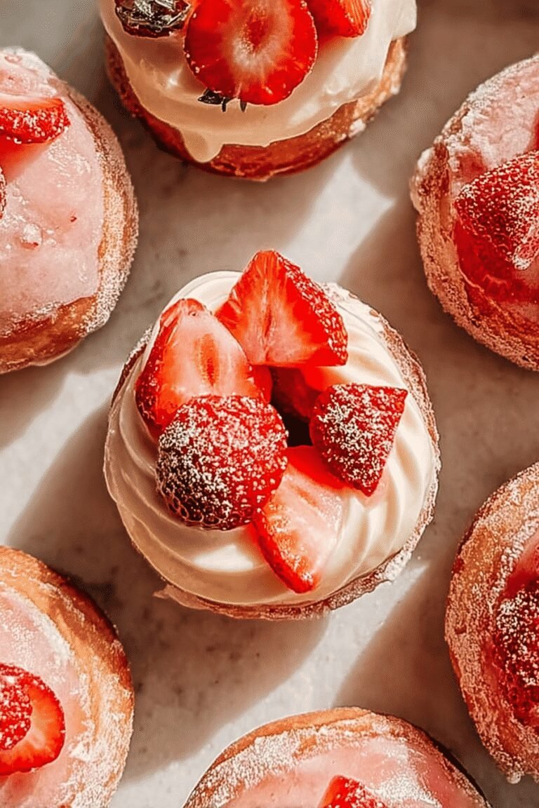 Strawberry Vanilla Cronut 18.Png