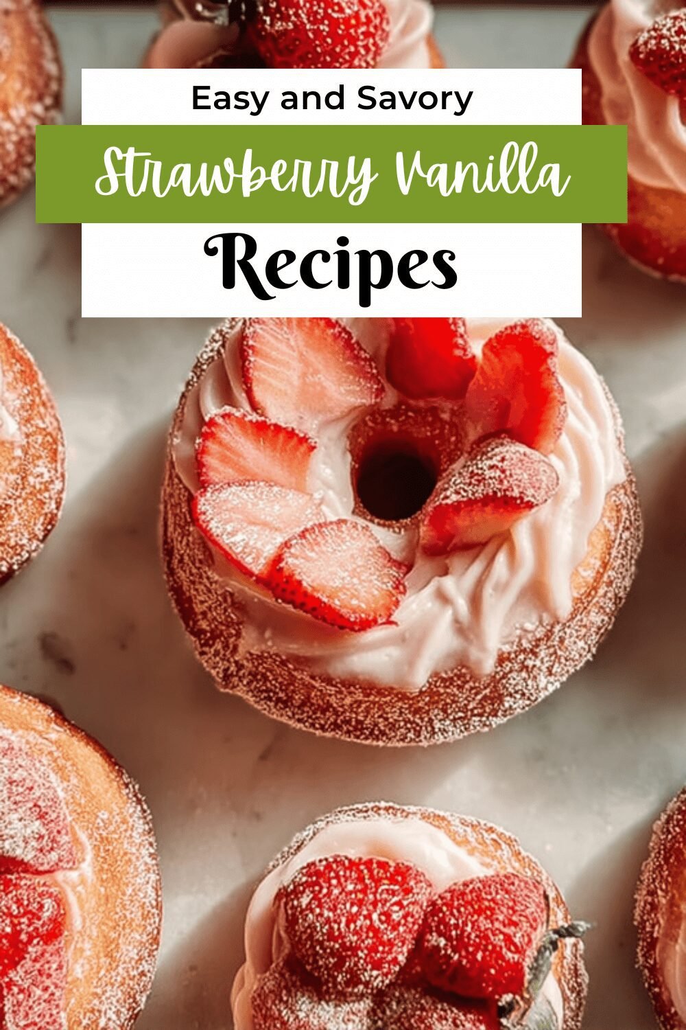 Strawberry Vanilla Bean Cronut Recipe With Fresh Berry Filling 7 Strawberry Vanilla Cronut