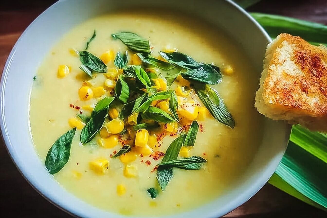 Summer Squash Corn Soup