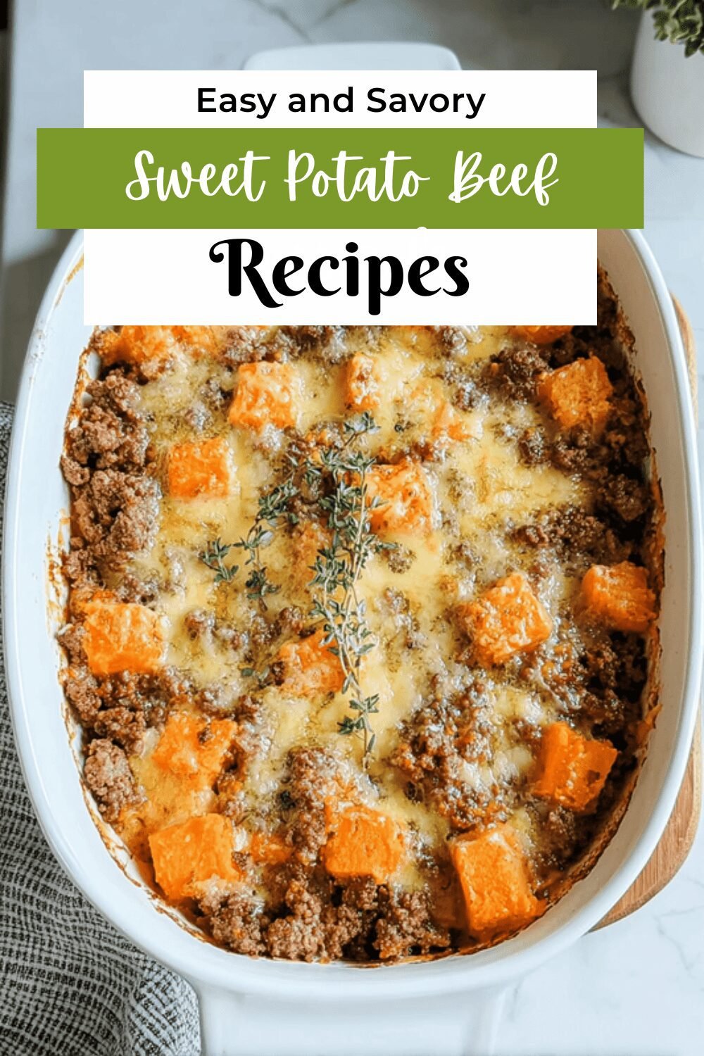 Sweet Potato Beef Casserole