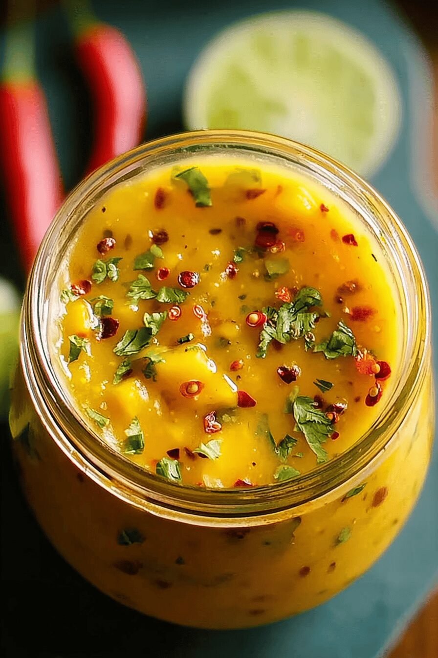 Sweet Spicy Mango Dressing