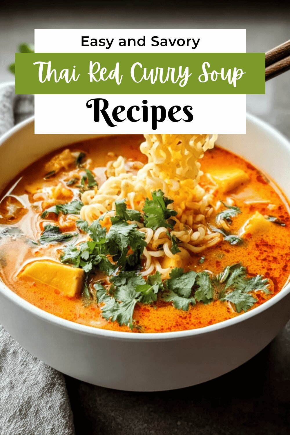 Thai Red Curry Soup