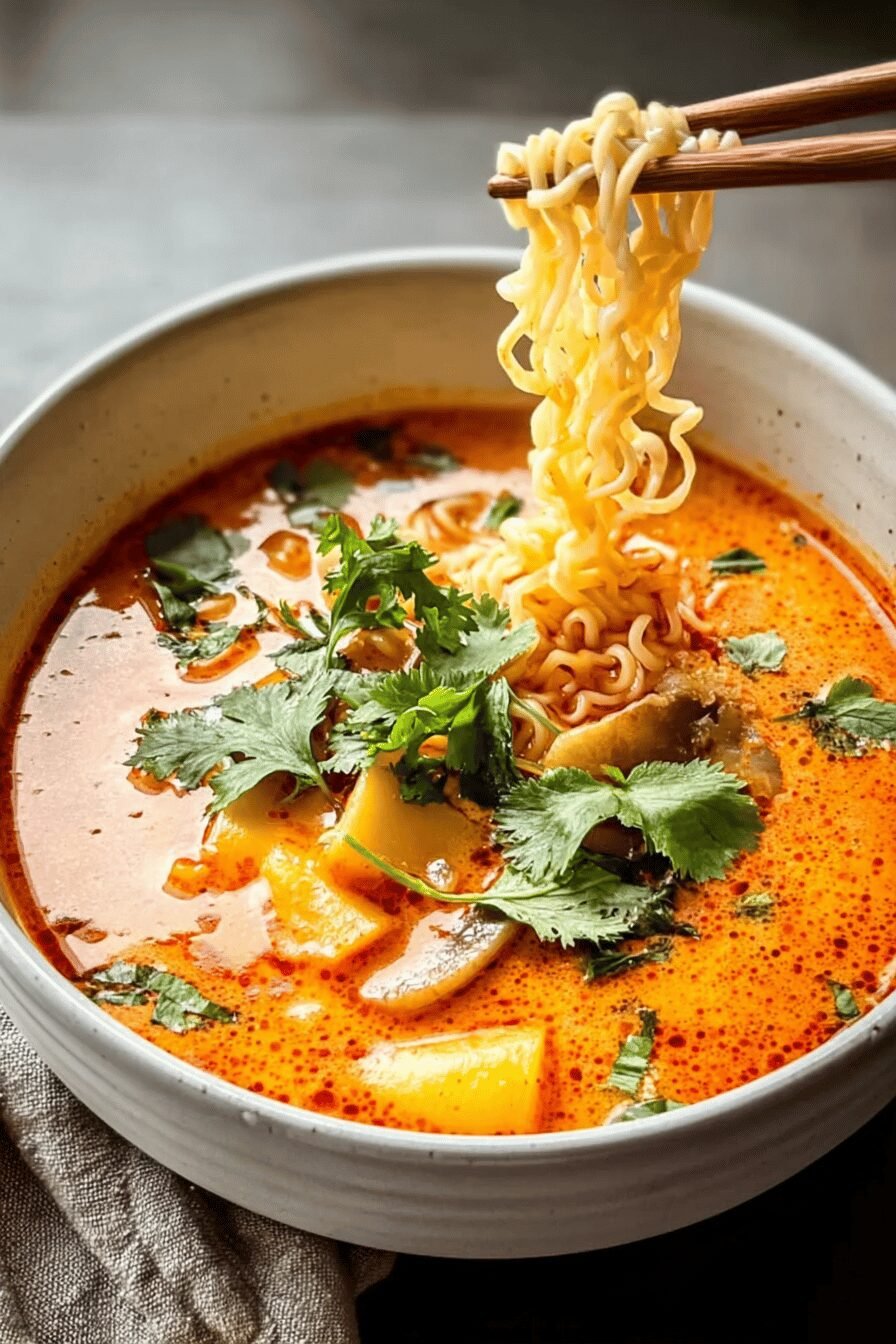 Thai Red Curry Soup