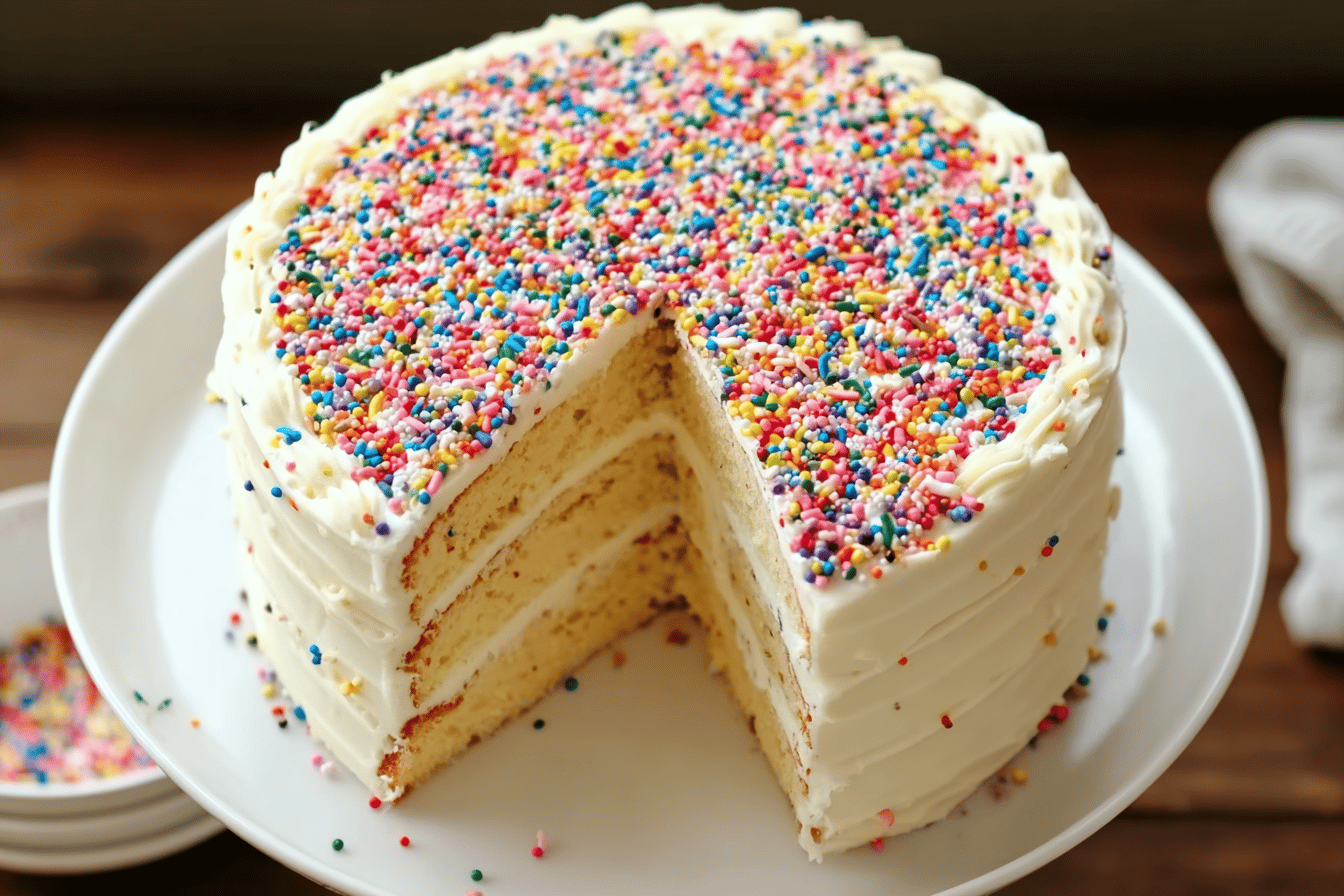 Vanilla Cake Recipe That Stays Moist And Delicious For Days 6 Vanilla Birthday Cake