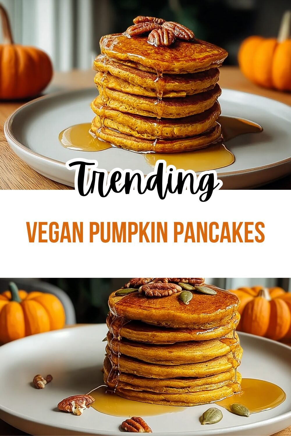 Vegan Pumpkin Pancakes