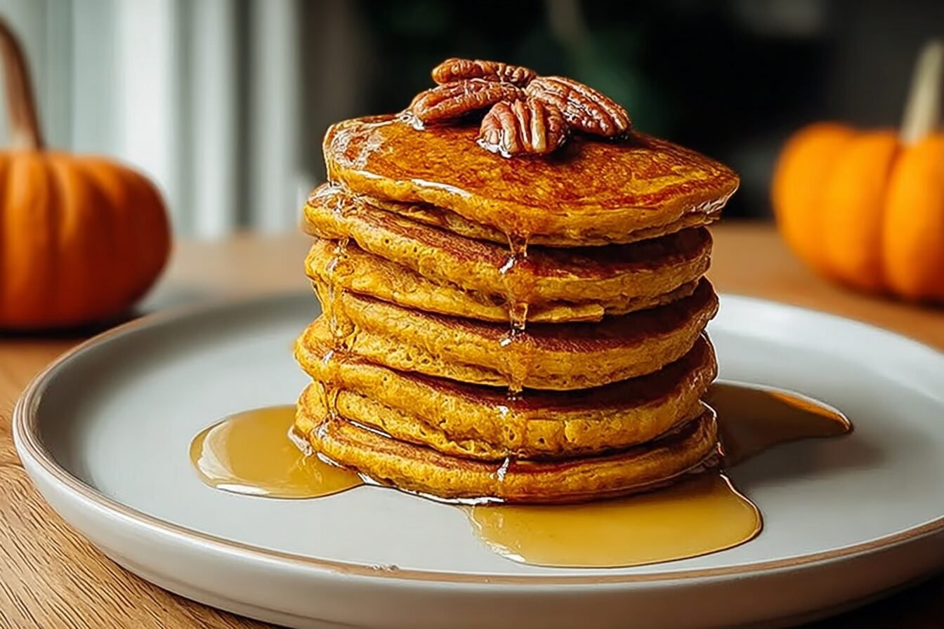 Vegan Pumpkin Pancakes