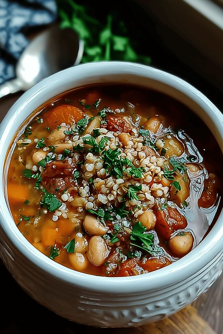 Vegan Serbian White Bean Soup Recipe Pasulj Comfort Food 6 Vegan Serbian Bean Soup