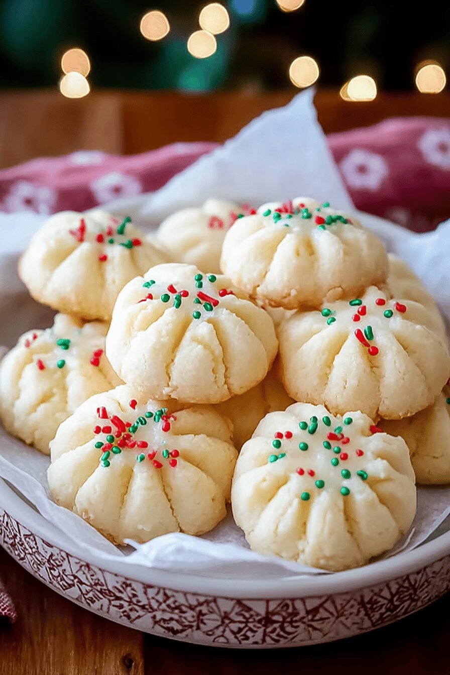 Whipped Shortbread Cookies Recipe With Light, Fluffy Texture 6 Whipped Shortbread Cookies