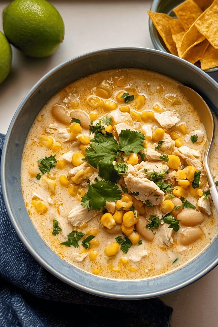 White Chicken Chili Recipe With Creamy Texture And Mild Spices 6 White Chicken Chili