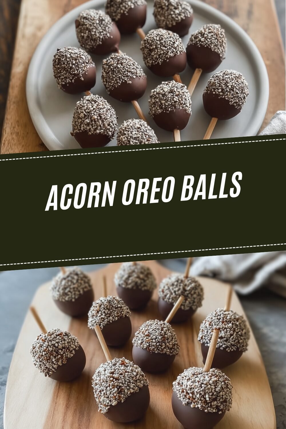Acorn Oreo Balls Recipe For Easy Festive Treats 7 Acorn Oreo Balls