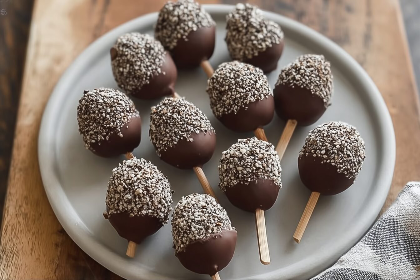 Acorn Oreo Balls Recipe For Easy Festive Treats 6 Acorn Oreo Balls