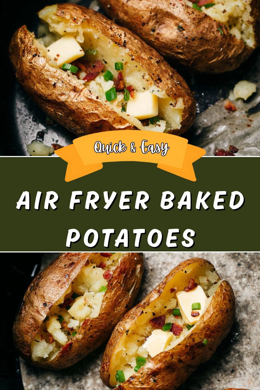 Air Fryer Baked Potatoes