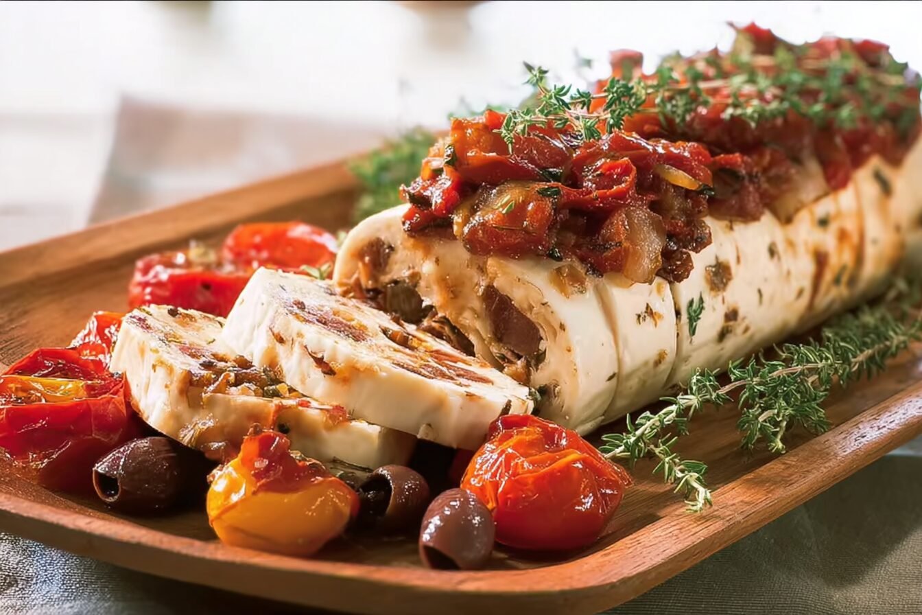 Christmas Appetiser Italian Cheese Loaf Recipe For Festive Gatherings 6 Antipasto Cheese Log