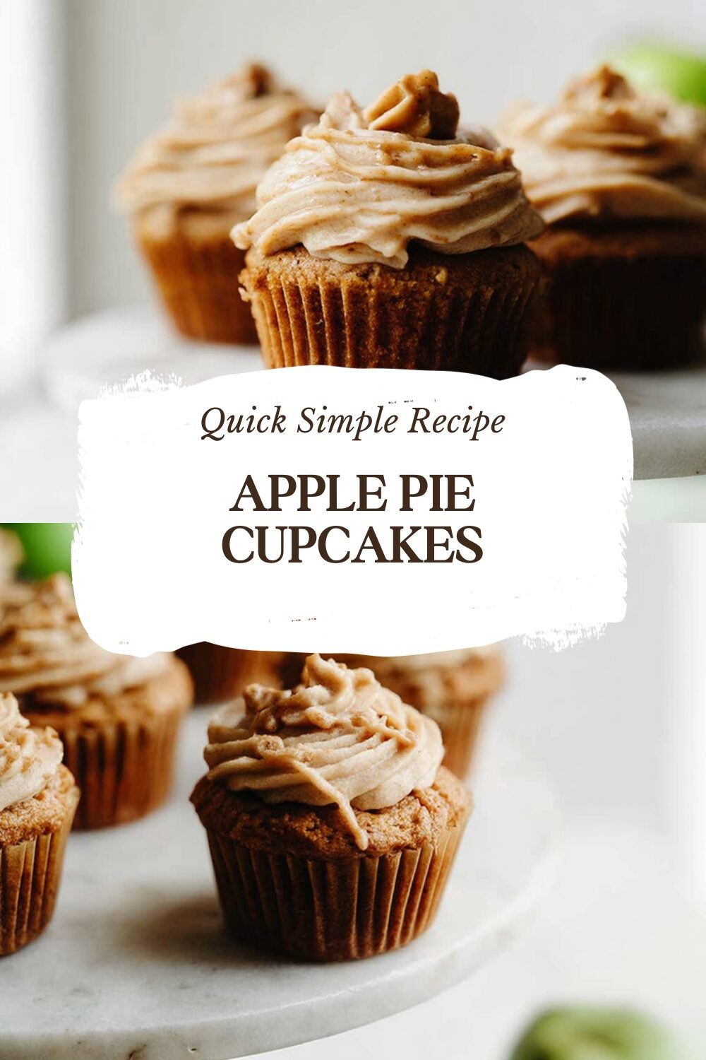 Apple Pie Cupcakes: Easy Homemade Recipe With Cinnamon Frosting 7 Apple Pie Cupcakes
