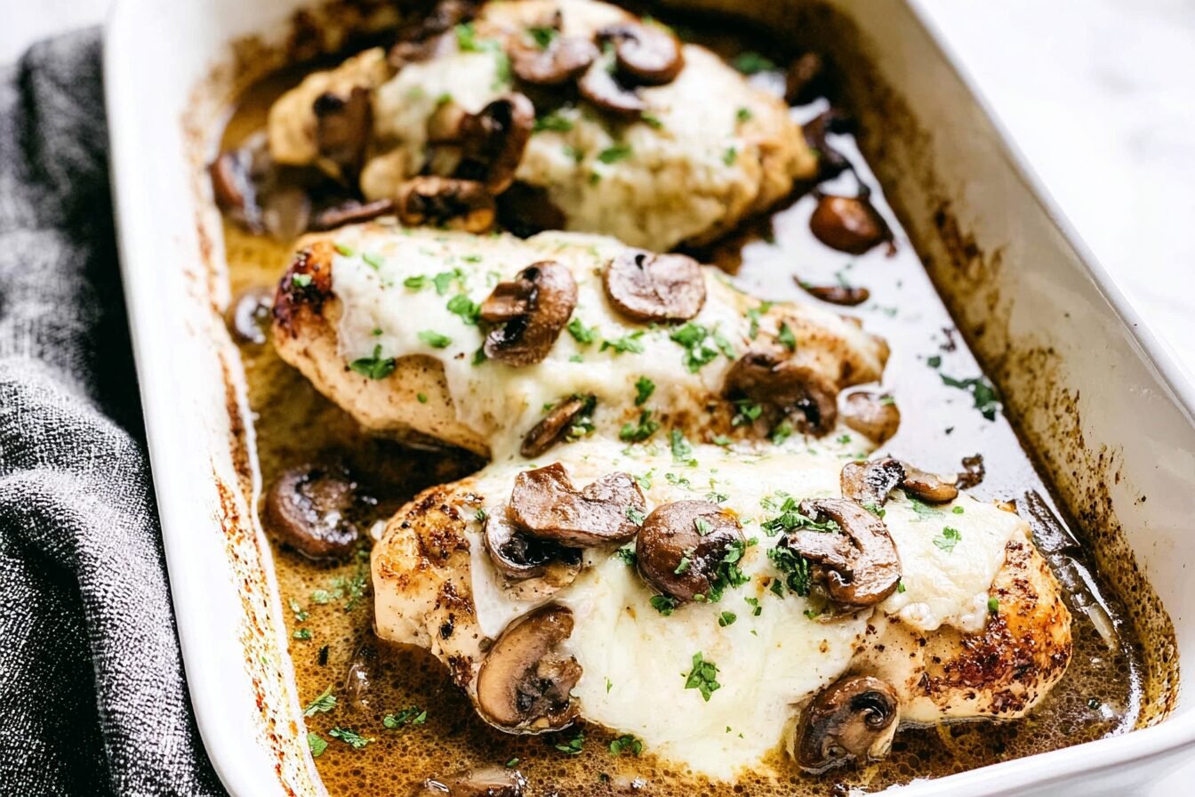 Baked Mushroom Chicken: Juicy, Tender And Full Of Flavor 6 Baked Mushroom Chicken